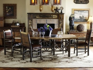 Photo of an Old Hickory dining set.